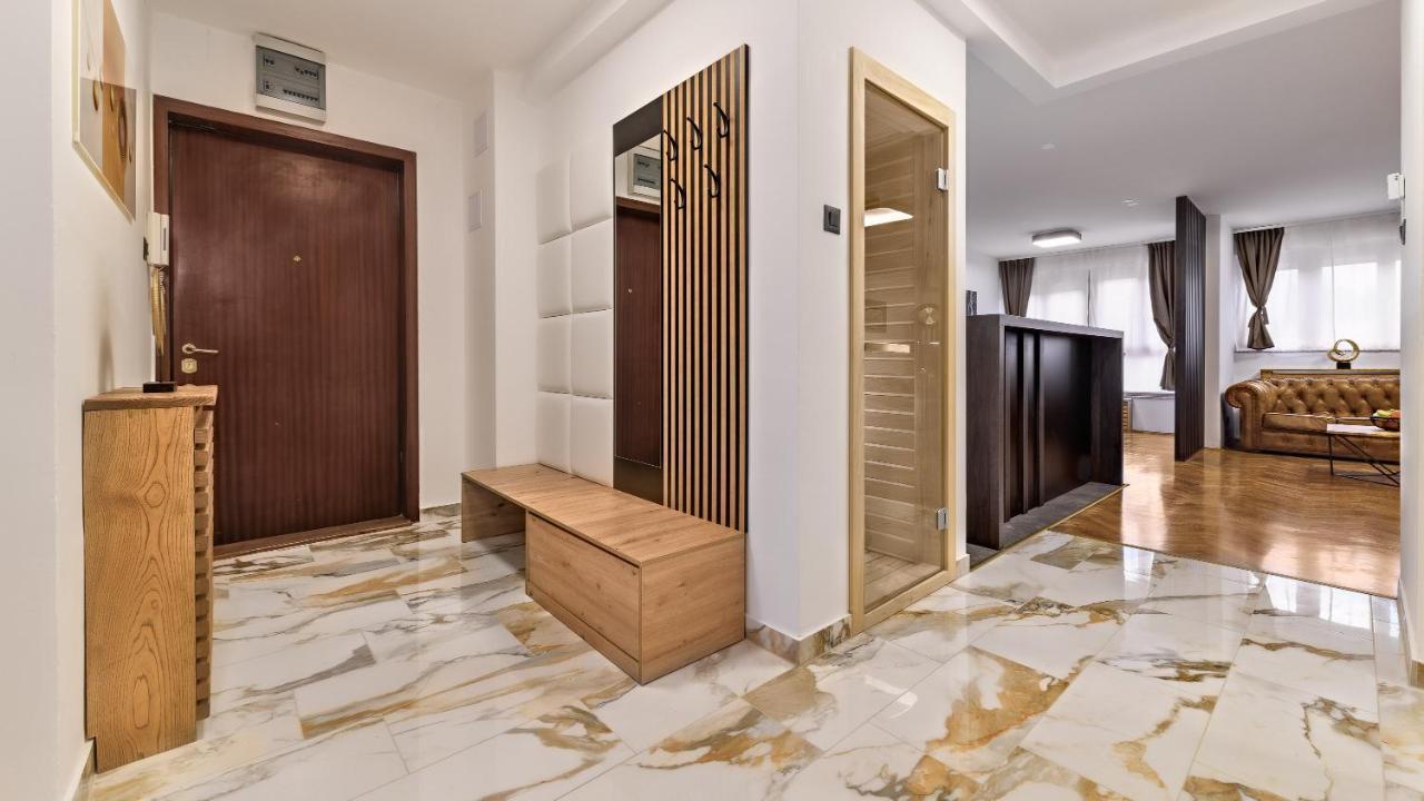 President Apartment With Sauna Zagreb Bagian luar foto